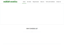 Tablet Screenshot of eublahexotics.com